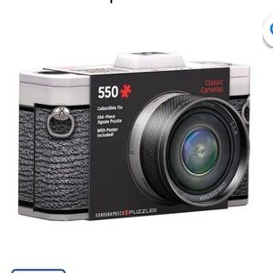 BRAND NEW Eurographics Classic Camera 550pc Puzzle Tin